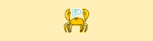 graphic of yellow crab