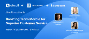 aircall intercom surfboard webinar visual