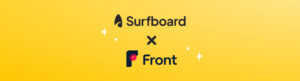 Surfboard partnership with front