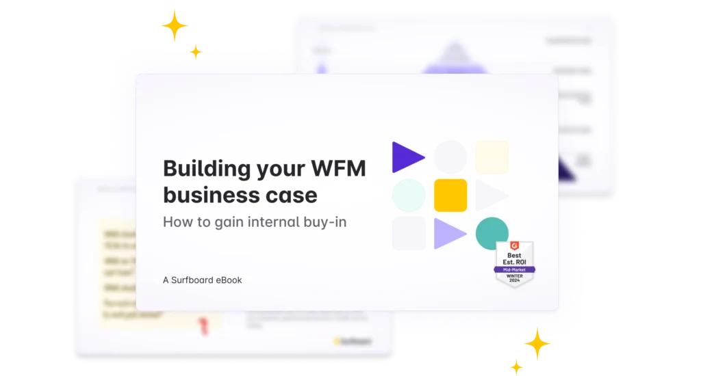 A book on how to build a business case for WFM for customer support teams